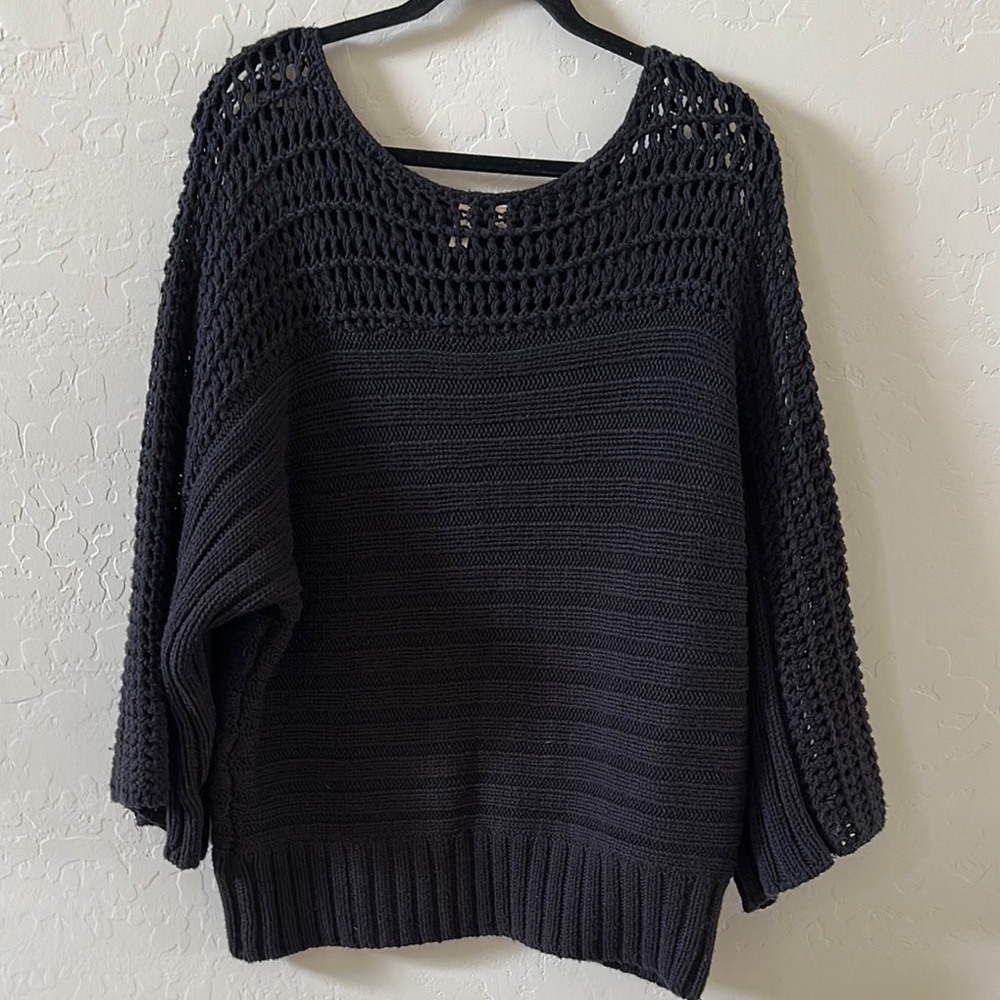 Women's Black Knit Sweater